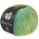 Lana Grossa SILKHAIR PRINT | 439-жёлто-зелёный/бело-зелёный/оливковый/бирюзовый