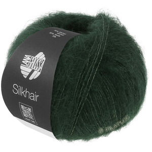Lana Grossa SILKHAIR | 231-чёрно-зелёный