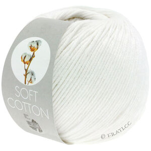 Lana Grossa SOFT COTTON | 10-белый