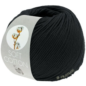 Lana Grossa SOFT COTTON | 34-чёрный