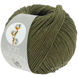 Lana Grossa SOFT COTTON | 50-тёмно-оливковый