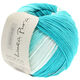 Lana Grossa WAKAME Uni/Print уни/принт (Linea Pura) | 102-белый/светло-бирюзовый/бирюзовый