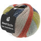 Lana Grossa MEILENWEIT 100g Yak Colorblock (ABOUT BERLIN) | 634-серо-коричневый/антрацитовый/горчичный/мята/кирпично-красный меланжевый