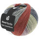 Lana Grossa MEILENWEIT 100g Yak Colorblock (ABOUT BERLIN) | 636-розовый/липово-зелёный/антрацитовый/серый/цвет ржавчины меланжевый
