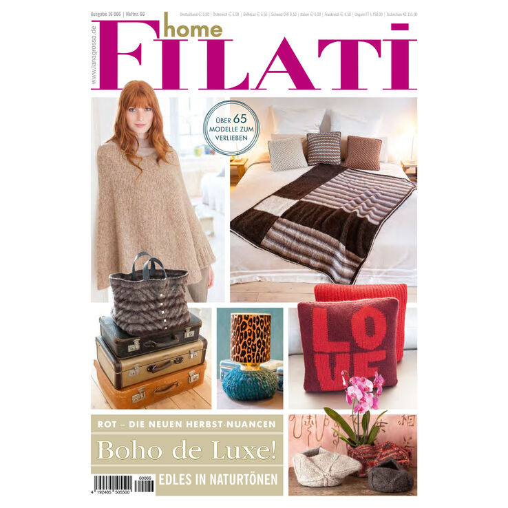 FILATI Handstrick No. 66 (Home) - Magazine (DE) + Knitting instructions (EN) от Lana Grossa