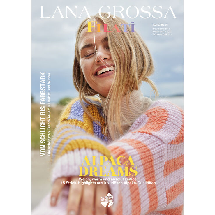 FILATI No. 64 - Журнал на немецком,  инструкции на русском языке от Lana Grossa