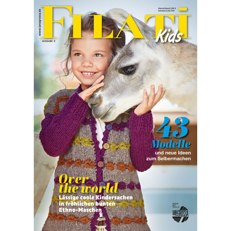 FILATI Kids No. 8 - Журнал на немецком,  инструкции на русском языке от Lana Grossa