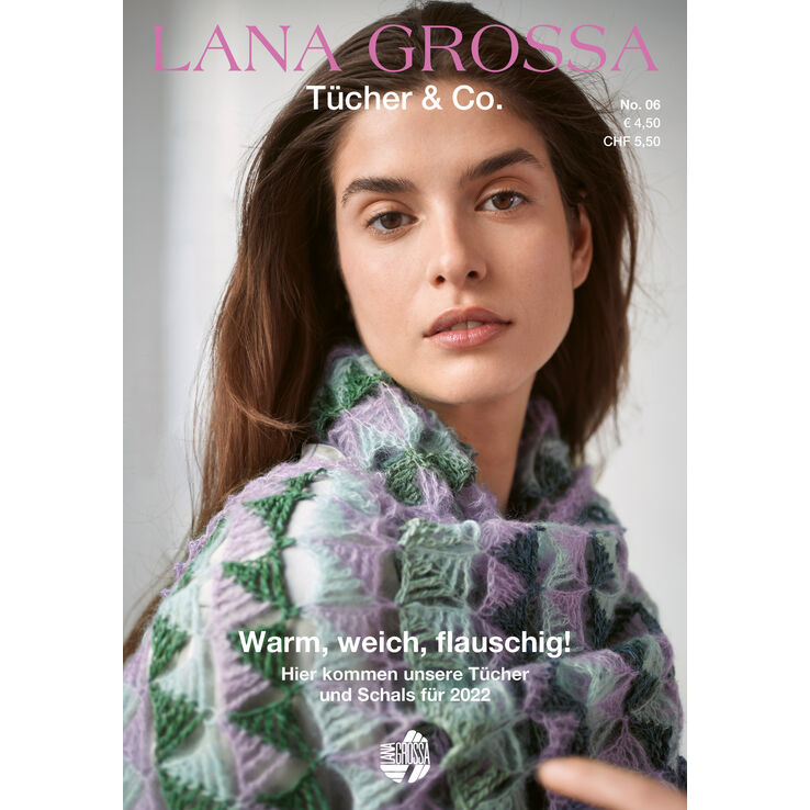 Tücher & Co. No. 6 - Журнал на немецком,  инструкции на русском языке от Lana Grossa