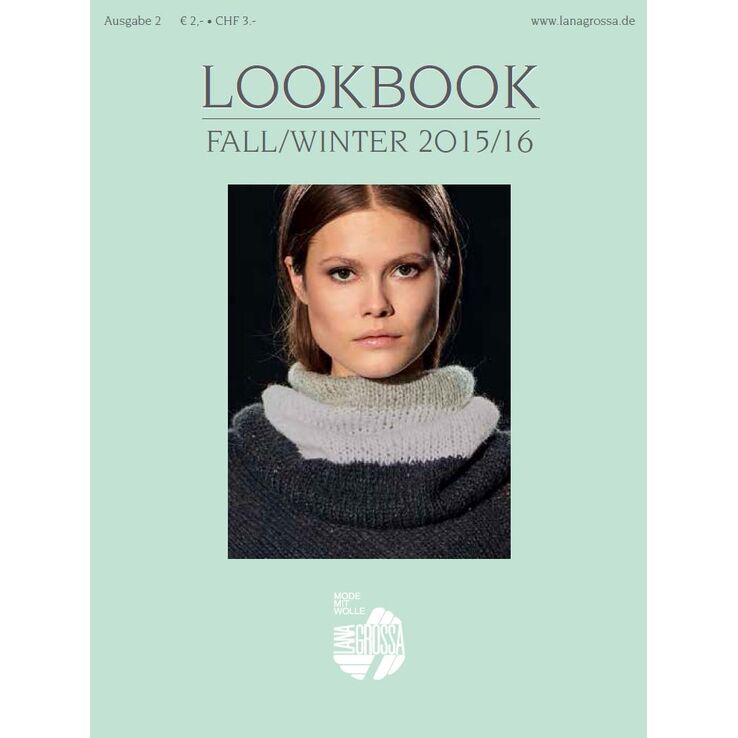LOOKBOOK No. 2 - Журнал на немецком языке, инструкции на русском от Lana Grossa