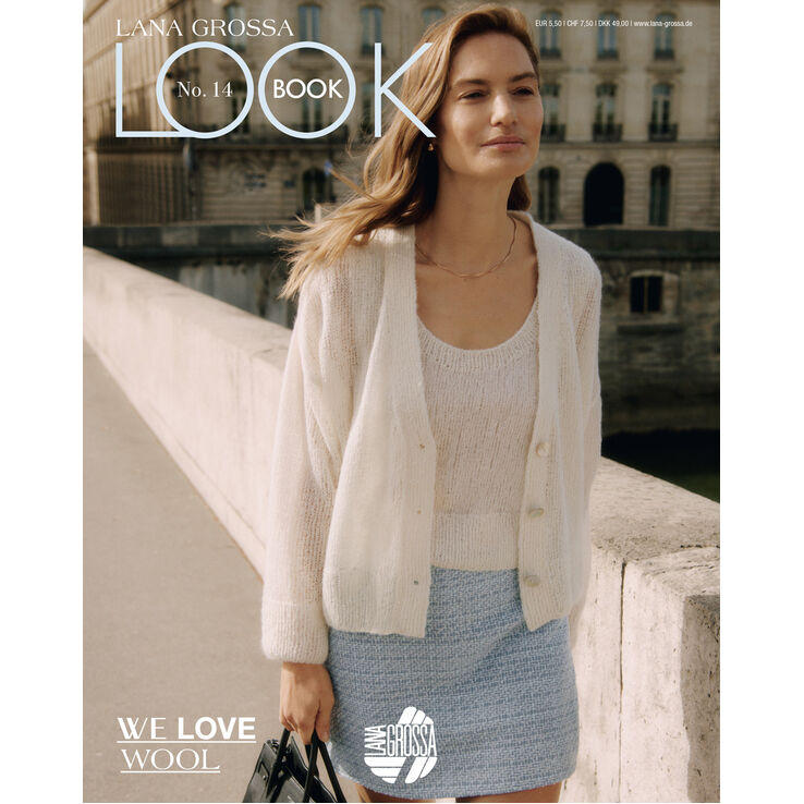 LOOKBOOK No. 14 - Журнал на немецком,  инструкции на русском языке от Lana Grossa