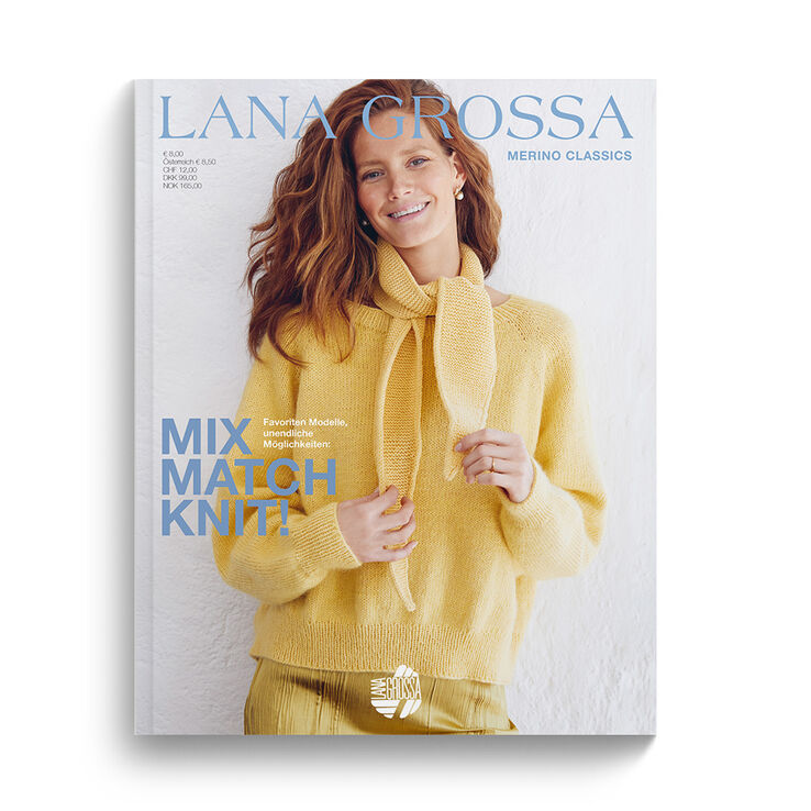 Merino Classics No. 1 - Журнал на немецком,  инструкции на русском языке от Lana Grossa