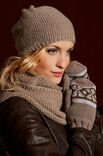 Lana Grossa Варежки с жаккардовым узором Cool Wool Big uni/melange