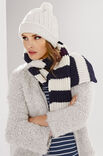 Lana Grossa Шапка с отворотом и рельефным узором Alta Moda Alpaca