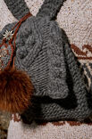 Lana Grossa Сердечко, выполненное крючком Cool Wool Big Melange/uni
