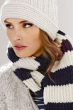 Lana Grossa Шапка с отворотом и рельефным узором Alta Moda Alpaca