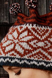 Lana Grossa Шапка с жаккардовым узором и полосами Alta Moda Alpaca