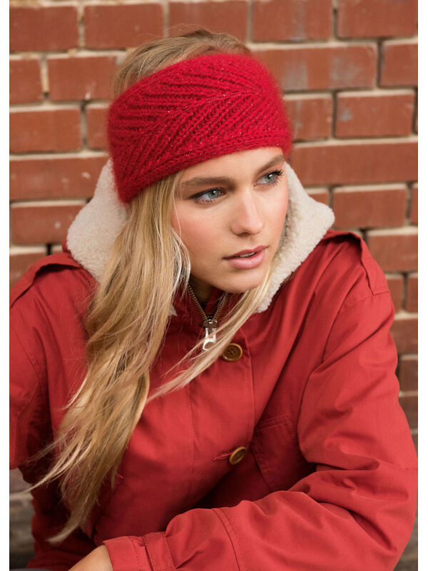 Lana Grossa ЛОБНАЯ ПОВЯЗКА COOL WOOL Big Melange (GOTS)/Silkhair Lusso