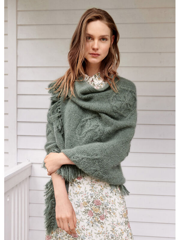 Lana Grossa ПЛАТОК Cashmere 16 Fine & Silkhair