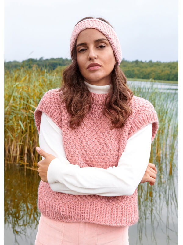 Lana Grossa ЖИЛЕТ Lala Berlin Lovely Cotton & Brillino