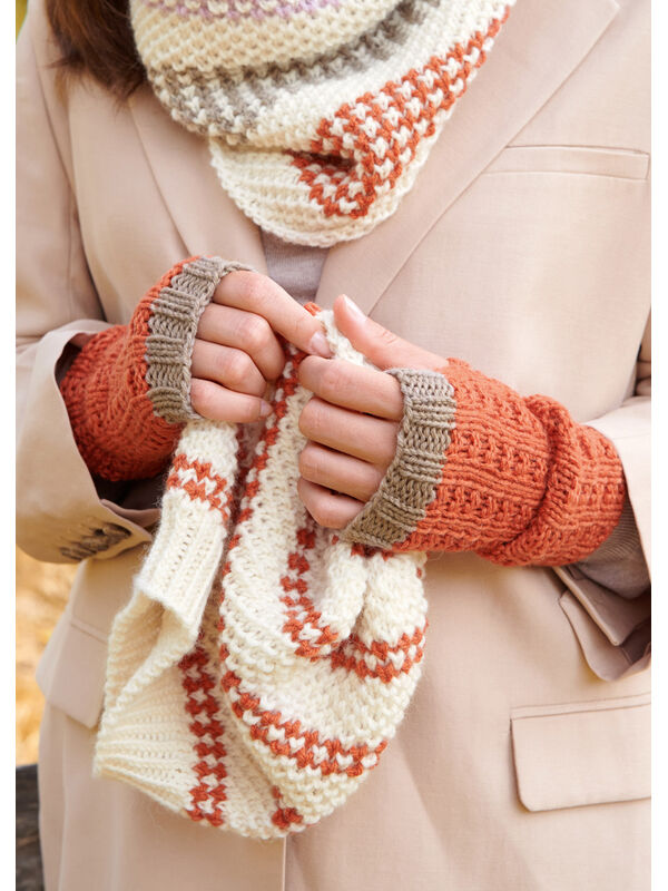 Lana Grossa МАНЖЕТКИ Landlust Alpaka Merino 100