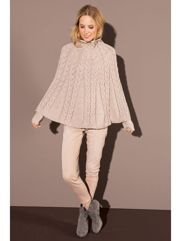 Lana Grossa ПОНЧО И НАПУЛЬСНИКИ Cool Wool Big
