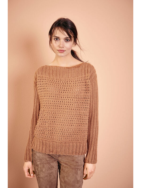 Lana Grossa ПУЛОВЕР Cool Wool Alpaca