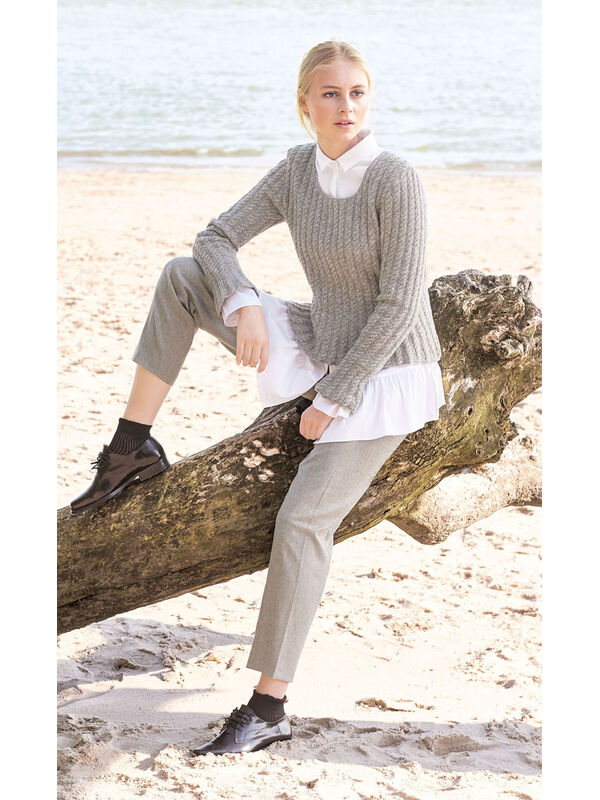 Lana Grossa ПУЛОВЕР Cashmere 16 Fine