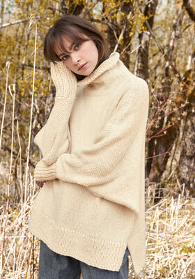 ПУЛОВЕР-ПОНЧО Alta Moda Alpaca от Lana Grossa