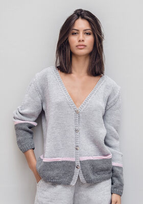 КАРДИГАН Cool Wool Big Melange от Lana Grossa