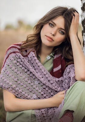 ПЛАТОК Cool Wool Lace & Silkhair от Lana Grossa