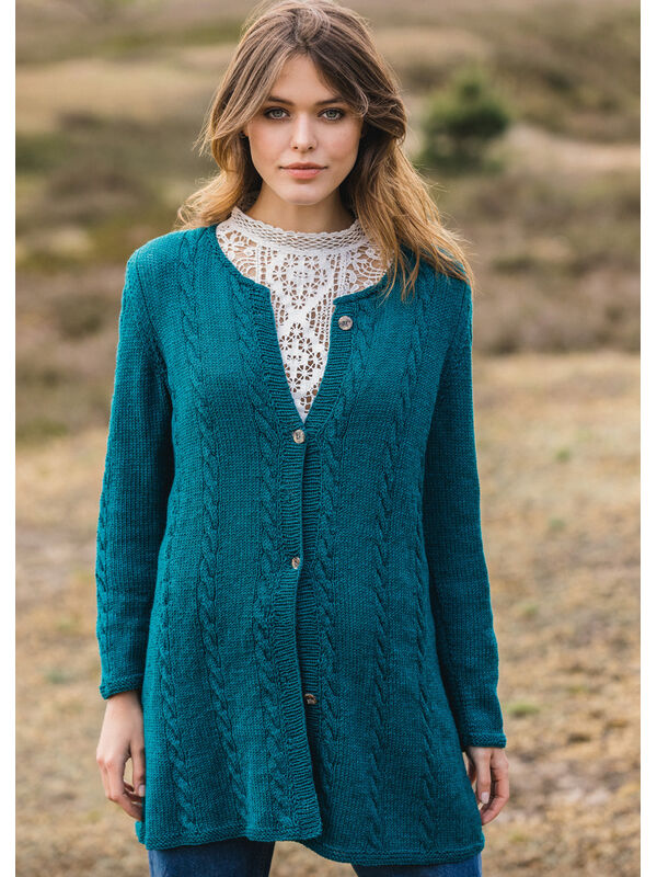 Lana Grossa КАРДИГАН Cool Wool Melange