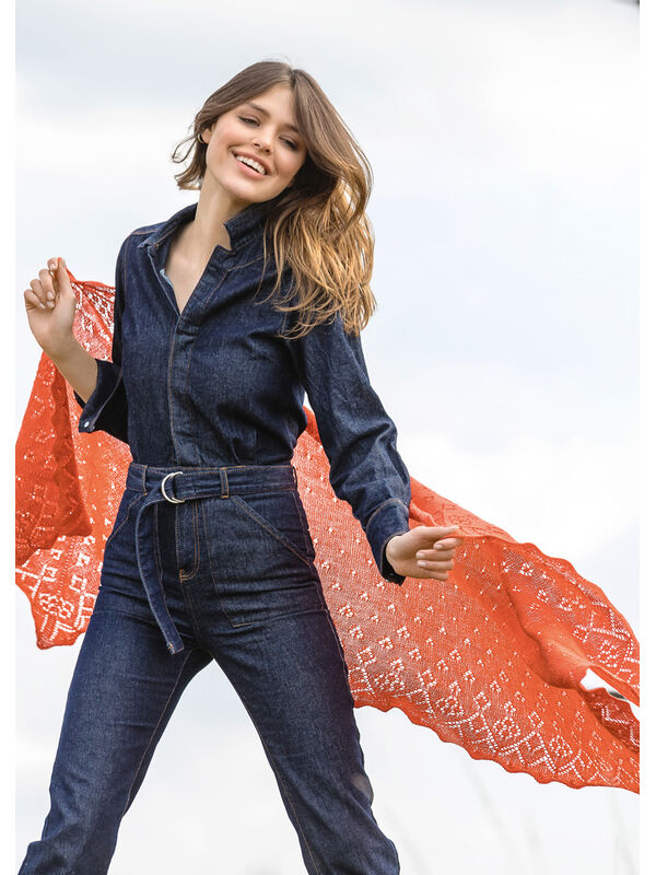Lana Grossa ПЛАТОК Cool Wool Lace