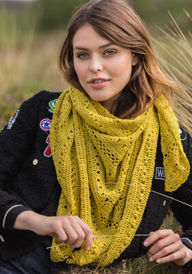ПЛАТОК Cool Wool Lace от Lana Grossa