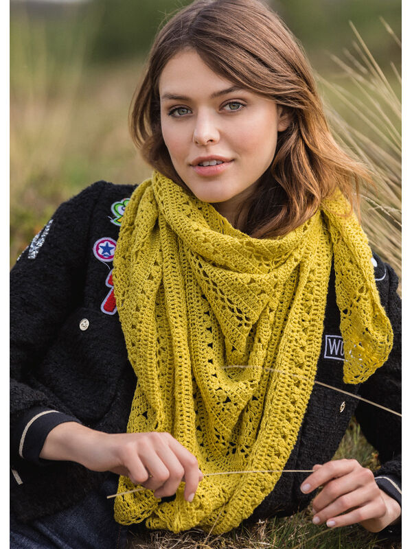 Lana Grossa ПЛАТОК Cool Wool Lace