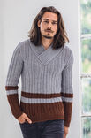 Lana Grossa ПУЛОВЕР Cool Wool Big Melange