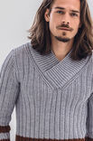 Lana Grossa ПУЛОВЕР Cool Wool Big Melange