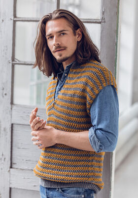 ЖИЛЕТ Cool Wool Big & Cool Wool Big Melange от Lana Grossa