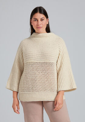 ПУЛОВЕР-КИМОНО Landlust Alpaka Merino 100 от Lana Grossa