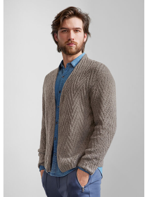 Lana Grossa КАРДИГАН Cashmere 16 Fine