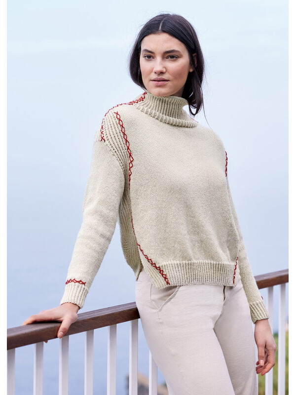 Lana Grossa ПУЛОВЕР Alta Moda Cotolana