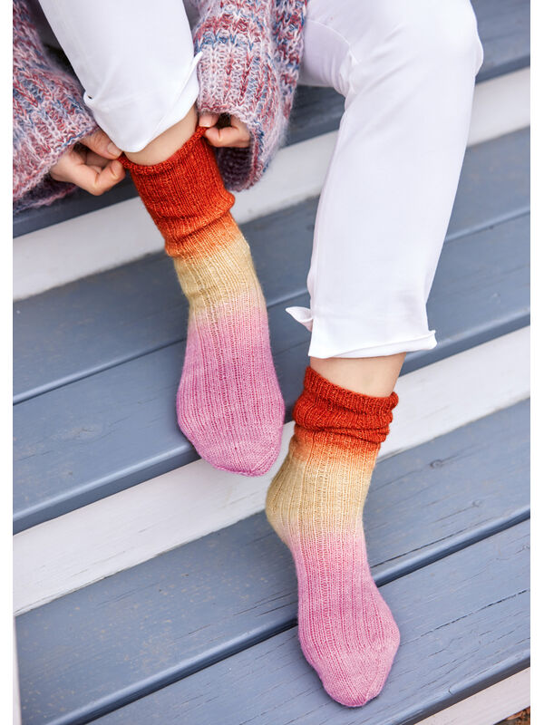 Lana Grossa НОСКИ Meilenwewit 50g Merino Hand-dyed