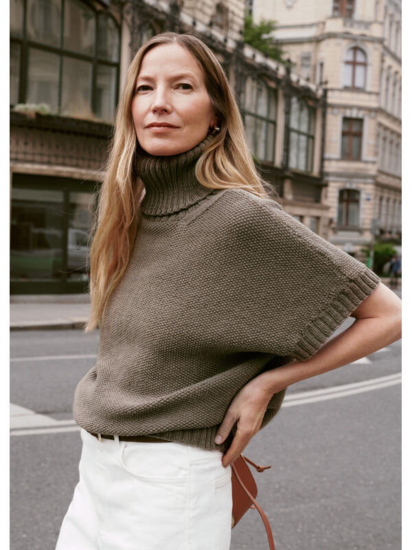 Lana Grossa ПУЛОВЕР Cool Wool Mélange