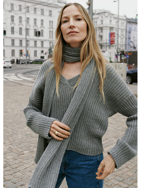 Lana Grossa ШАРФ Merino Superiore