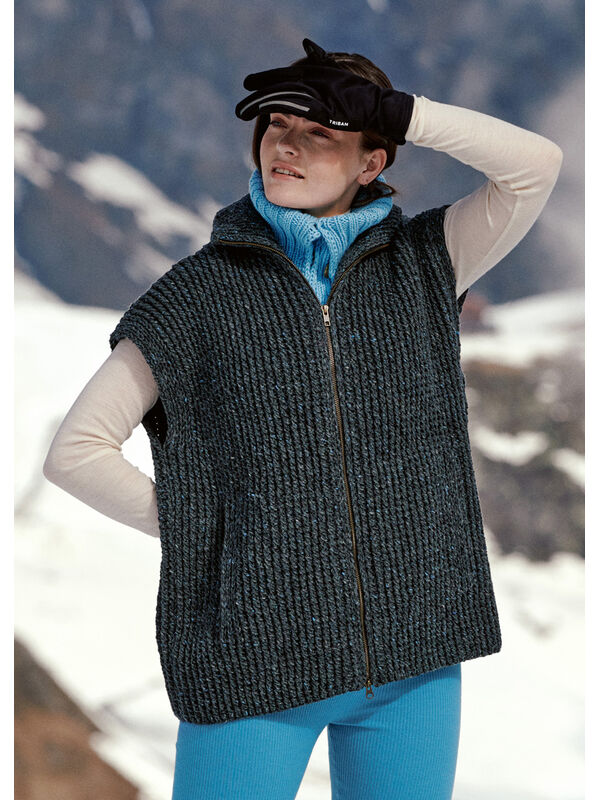 Lana Grossa ЖИЛЕТ Landlust Soft Tweed 90