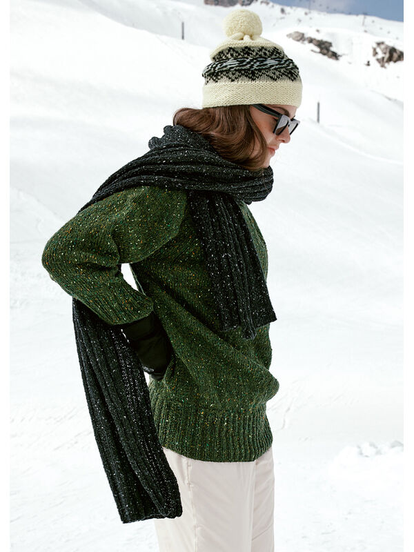Lana Grossa ШАРФ Landlust Soft Tweed 180