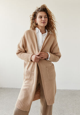 УДЛИНЕННЫЙ КАРДИГАН Landlust Alpaka Merino 160 от Lana Grossa