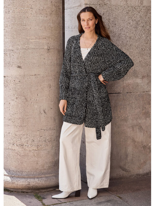Lana Grossa КАРДИГАН Cool Wool & Cool Wool Lace