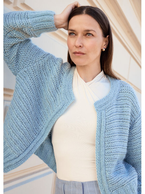 Lana Grossa ЖАКЕТ Cool Wool & Alta Moda Cashmere 16 & Silkhair