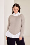 Lana Grossa ПУЛОВЕР Cool Wool