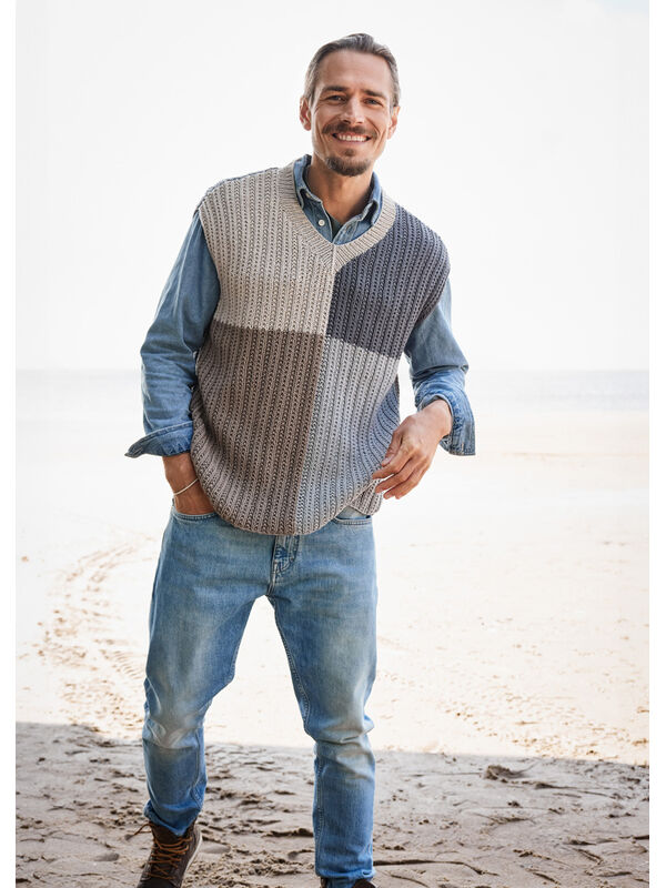 Lana Grossa ЖИЛЕТ Cool Wool Big